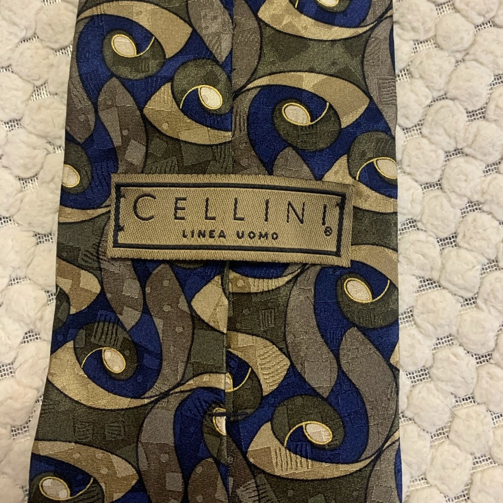 Cellini Neck tie 100% silk - Picture 5 of 10